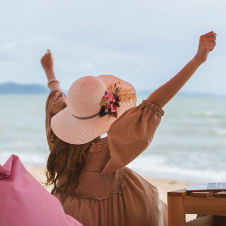 woman relaxing